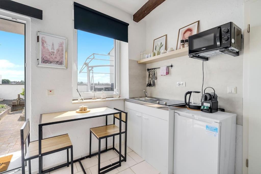 Tiny Apartment With Spacious Terrace On The Rhine Neuwied Buitenkant foto