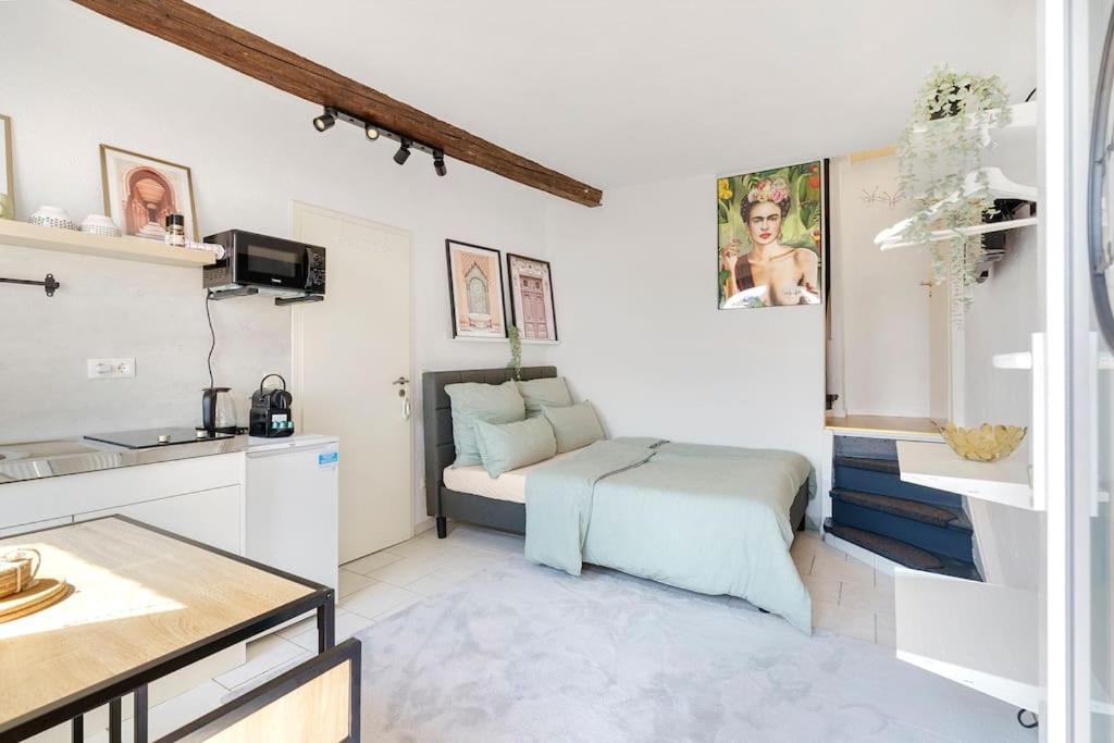Tiny Apartment With Spacious Terrace On The Rhine Neuwied Buitenkant foto